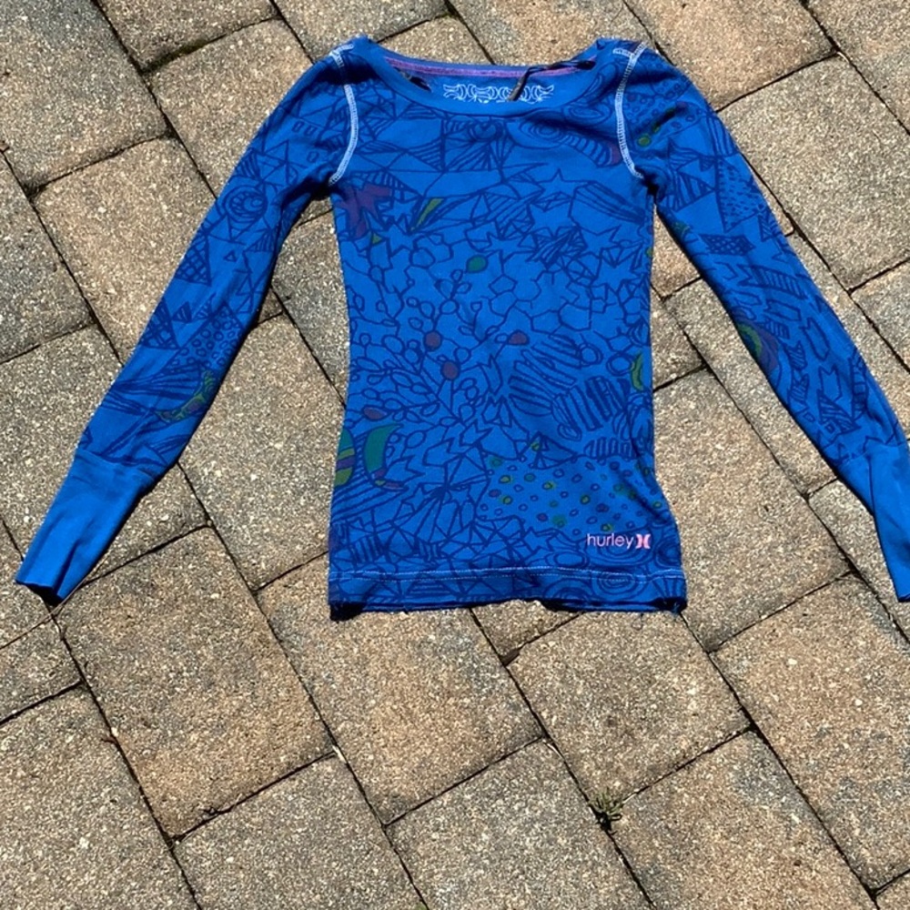HURLEY THERMAL LONG SLEEVE T- SHIRT, SIZE SMALL